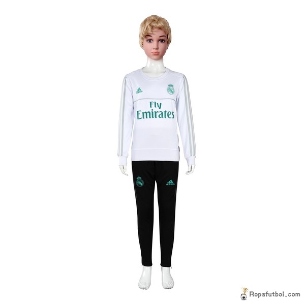 Chandal Niños Real Madrid 2017/18 Blanco